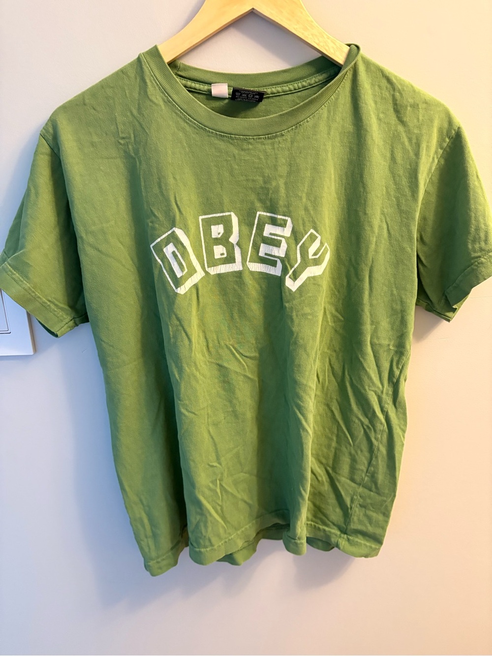 Obey Green Graphic Tee